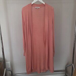 Bundle 4 LOFT Open Front Ribbed Long Sleeve Cardigan Sweaters